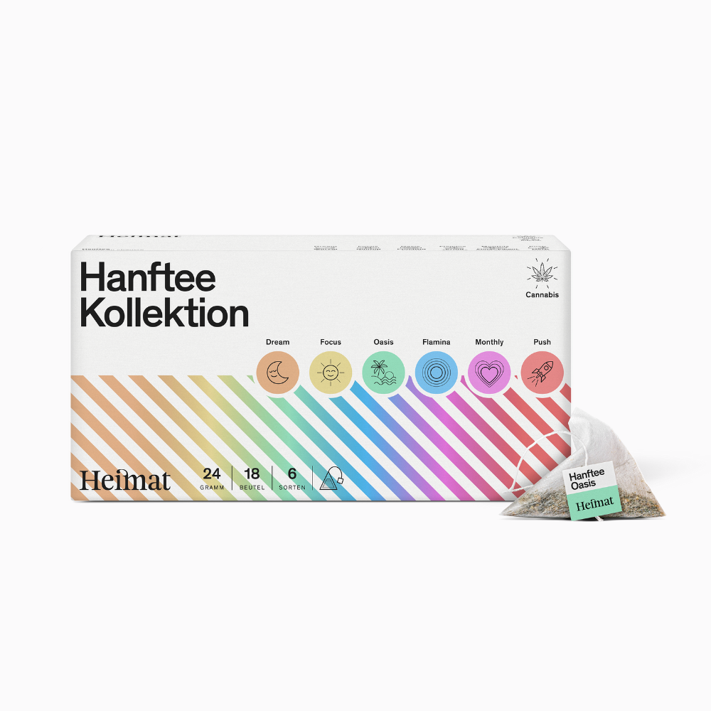 Hanftee Kollektion (5 Sorten)-Heimat